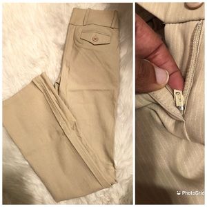 Beige trousers